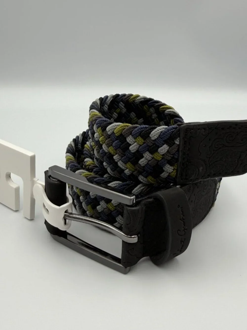 Robert Graham Braided Belt in Black, Navy, Olive, Gray